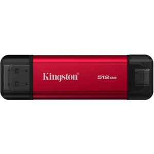 Kingston Technology 512GB Draagbare SSD met Dual USB-A/C, tot 1050MB/s USB 3.2 Gen 2