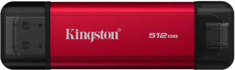 Kingston Technology 512GB Draagbare SSD met Dual USB-A/C, tot 1050MB/s USB 3.2 Gen 2