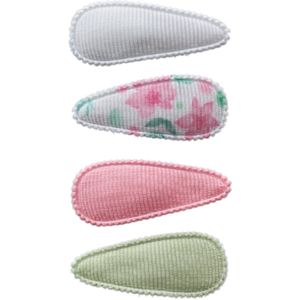 Baby haarspeldjes met stof - aloha