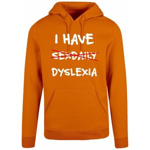 7311 - Hoodie - Dyslexia-Paradise Orange-S