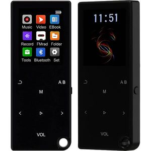 mp3 speler bluetooth - Voice recorder - met FM radio - 1x - voor sport en reizen