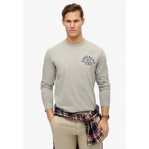 Superdry - Athletic Essentials Top - Heren - Lange Mouwen - Katoen