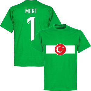 Turkije Mert 1 Banner T-Shirt - Groen - Kinderen - 116