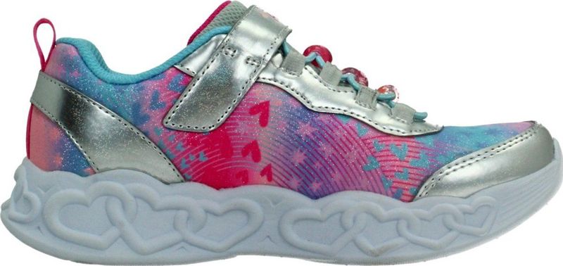 Skechers Schoenen m. Lampen - Heart Juwelen - Silver/Multi - Skechers - 27 - Lichtgevende Schoenen