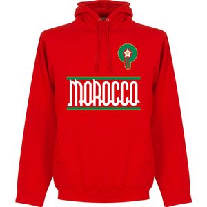 Marokko Team Hoodie - Rood - Kinderen - 152