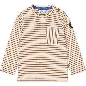 Dirkje-Jongens T-shirt ls- Bruin