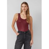 Tanktops - Geribbelde Tanktop - Mouwloos