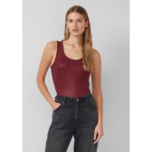 Tanktops - Geribbelde Tanktop - Mouwloos