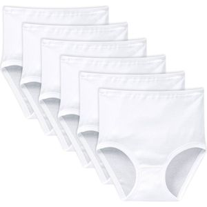 SCHIESSER - Slip - Wit - 6er Pack - High Waist