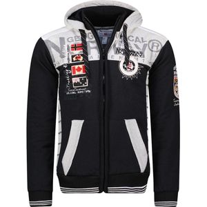 Zwart Vest Met Capuchon En Rits Geographical Norway Geday - M