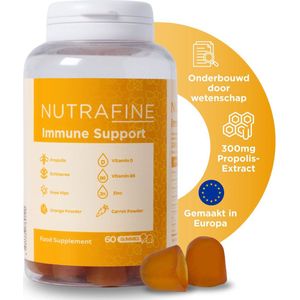 Nutrafine - Immunity Boost - Multivitamine - 60 Gummies - Ondersteunt Immuunsysteem - Suikervrij