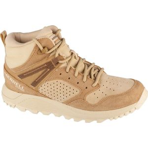 Merrell Wildwood Mid Leather WP J038298, Vrouwen, Beige, Trekkingschoenen, maat: 38