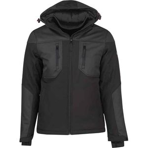 BJØRNSON Stefan Softshell Winterjas Heren - Winddicht - Maat 3XL - Antraciet