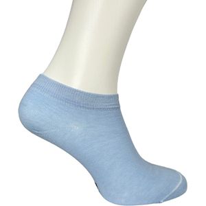 Sneakersokken - 1 paar - licht blauw - enkelsokken - unisex