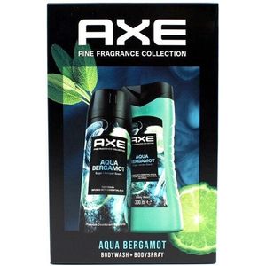 Axe Geschenkset Aqua Bergamot Fine Fragrance Deodorant 150 ml. + douchegel 300 ml.