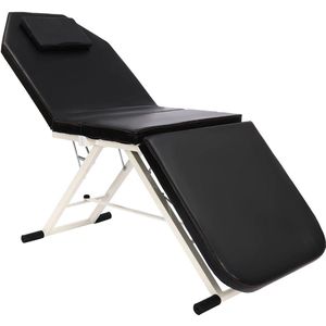 Opvouwbare Massagebed - Massagetafel - Behandeltafel - Tatoeagetafel - Slaapbank - voor Schoonheidssalons - en SPA's - Zwart