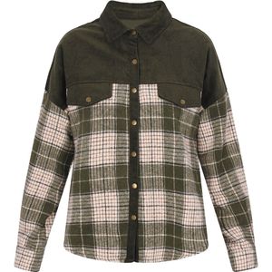 usha BLUE LABEL Tussenjas  crème / donkergroen