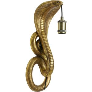 Light & Living Wandlamp Snake - Antiek Brons - 18.5x18x52cm - Binnen Oosters