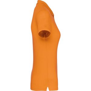 Polo Dames XXL WK. Designed To Work Kraag met knopen Korte mouw Orange 65% Polyester, 35% Katoen