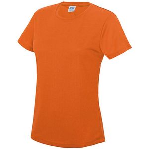 Dames sportshirt met korte mouwen 'Cool T' Electric Orange - M