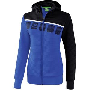 Erima 5-C Dames Trainingsjack - Jassen  - blauw - 40