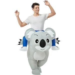 Opblaasbaar koala-kostuum voor volwassenen - Cosplay feestkostuum - Opzit-koala kostuum - Halloween kostuum.