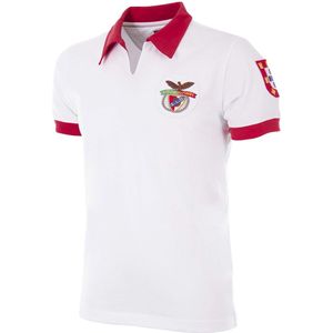 COPA - SL Benfica 1968 Away Retro Voetbal Shirt - XL - Wit
