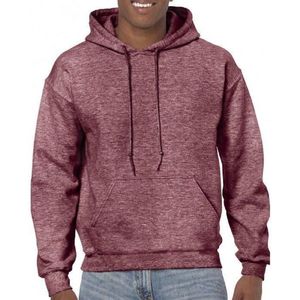 Gildan Zware Blend Volwassen Unisex Hooded Sweatshirt / Hoodie (Lichtroze)