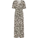 Ichi, Dames, Jumpsuits & Playsuits, Beige, Maat: L Viscose,