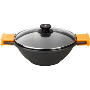 Pan BRA Braisogona_A272028 Zwart Zwart/Oranje Metaal Aluminium Ø 24 cm Ø 28 cm