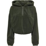 Onlsiena - Teddy Jas - Waterdicht - Ademend - Cropped - Capuchon