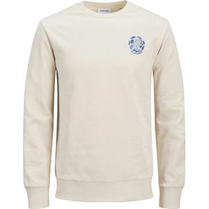 Jack & Jones - Jjone Color Summer Sweatshirt - Lichtbeige - Heren - Ronde Hals