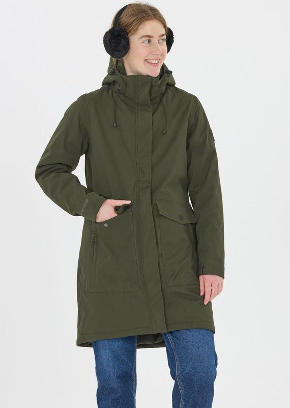 Whistler Womens Algoma Parka Parka (Dames |olijfgroen |waterdicht)