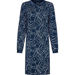 Duurzaam marineblauw nachthemd - Blauw - Maat - 38