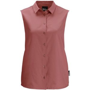 Jack Wolfskin Sonora Sleeveless Shirt W - Apple butter - Outdoor Kleding - Fleeces en Truien - Overhemd korte mouw