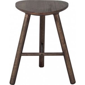 Stool | Kruk Noir Oak Dark stained oil - Breedte 33cm - Hoogte 47cm