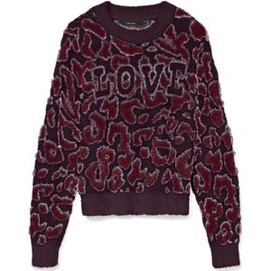 Vero Moda - Jungle - Gebreide Pullover - Dierenprint - Regular Fit