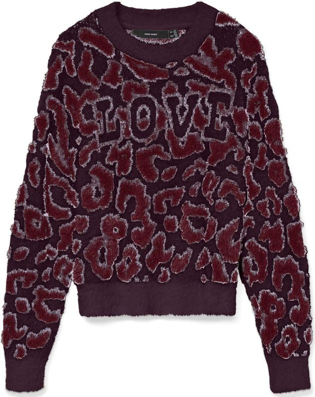 Vero Moda - Jungle - Gebreide Pullover - Dierenprint - Regular Fit