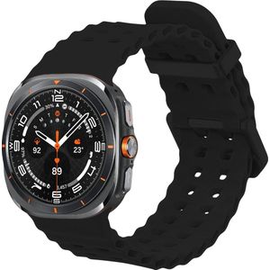 kwmobile Horlogebandje voor Samsung Galaxy Watch Ultra 47mm - Zwart