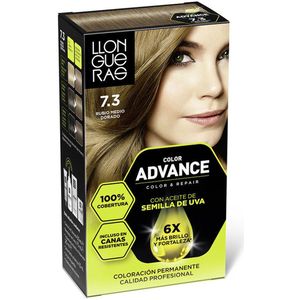 Permanente kleur Llongueras COLOR ADVANCE Nº 7,3-Rubio Medio Dorado
