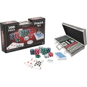 Goliath Classics Poker Set 300 Fiches - 300 Chips Pokerset - Aluminium Koffer - Pokeren - Gezelschapsspel