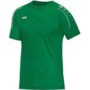 Jako Classico T-shirt Junior Sportshirt - Maat 128  - Unisex - groen/wit