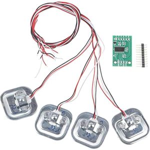 Load Cell Half-Bridge Strain Gauge HX711 Module 50Kg - DIY Load Cell Kit .