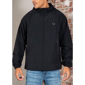 Fred Perry Hooded shell jacket - black