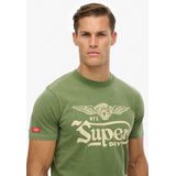 Superdry - T-shirt met autologo en relaxte pasvorm - Heren - T-shirts