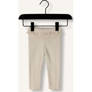 PLAY UP Rib Leggings Broeken Meisjes - Beige - Maat 98
