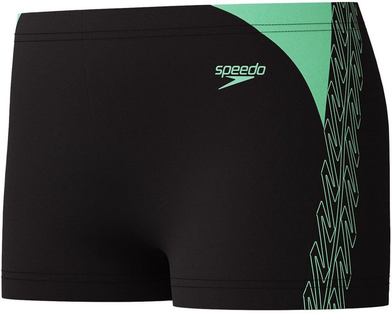 Speedo - ECO Hyper Boom Logo Splice - Zwemboxer - Zwart - Groen