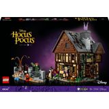 LEGO Ideas Disney Hocus Pocus: Het Huisje van de Sanderson-zussen Halloween Set Voor Volwassenen