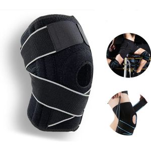 Kniebrace - Verstelbare Knieband - Sport Band Strap - Open Patella Knie Brace - Versteviging Knie Brace - LOUZIR