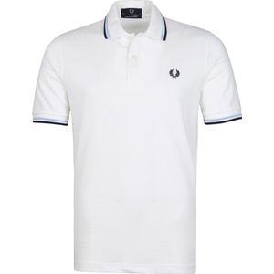 Fred Perry - M12 Polo Wit - Slim-fit - Heren Poloshirt Maat M